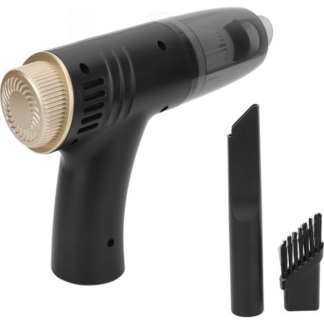 Aspirateur à main puissant, moteur robuste, succion forte, réservoir à poussière 0,5L amovible, nettoyeur auto portable sans fil (1/5)
