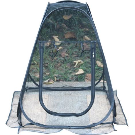 Barrière anti-moustiques et insectes portable, facile à installer, idéale pour les balcons, terrasses et jardins,70x80x70cm (1/5)