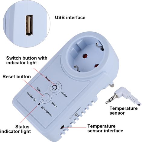 Intelligente GSM-Steckdose mit Temperatursensor und SMS-Steuerung (russische Version) (1/5)