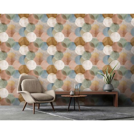Wallarena Vliestapete Beige Abstrakt, für Wohnzimmer und Schlafzimmer, 10 m x 50 cm – Komplettset inkl. Kleister & Anleitung (1/5)