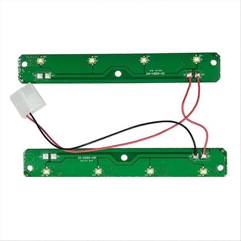 Lot de 2 Plaques LED pour Réfrigérateur, Éclairage Intérieur de Frigo, Panneau Lumineux de Remplacement, Compatible avec Porte de Réfrigérateur, Kit de 2 Ampoules LED, 12V (1/5)