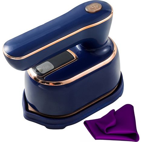 1 défroisseur portable, 1000 W, plaque céramique dorée, 13 g/min, pour voyage et usage quotidien (1/5)