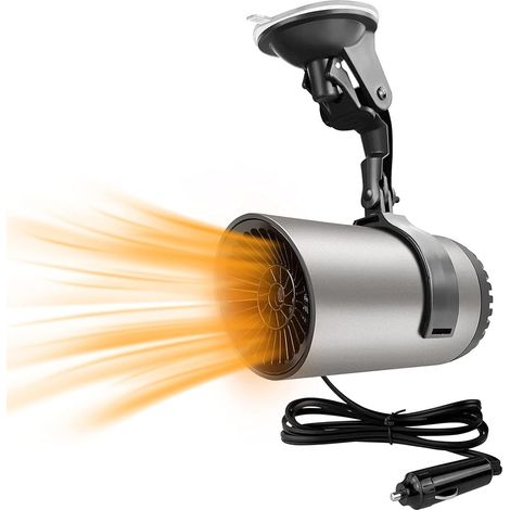 Portable Chauffage de Voiture, 12V 150W Portable Chauffage De Voiture Ventilateur De Refroidissement pour la Plupart des Voitures