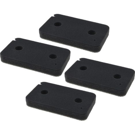Mousse filtrante de rechange pour sèche-linge à condensation, compatible avec les modèles Miele T8873WP, T8861WP, T7950WP et PT5137WP - 220 x 130 x 30 mm - avec encoche - 09499230 - 9499230 (4 pièces) (1/2)