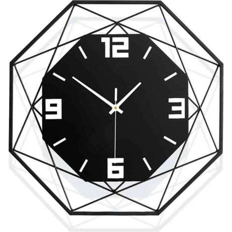 Horloge Murale Silencieuse 30cm Design 3D - avec Pendule Décorative - Modèle Original