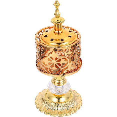 Porte-encens en fer forgé, brûleur d'encens, objet de décoration pour la maison ou le bureau, cadeau (1/5)
