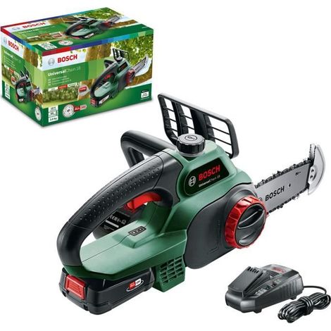 Tronçonneuse BOSCH Sans Fil Electrique + 1 Batterie 18v Guide 20cm Bricolage Jardin