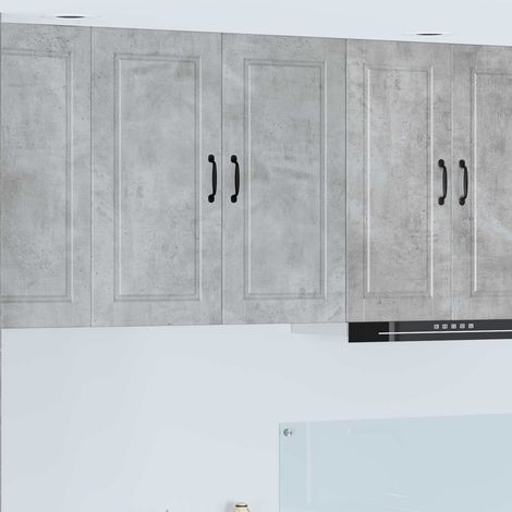 Küchenschrank mit Tür Beton Grau 80 x 31 x 80 cm Holzwerkstoff