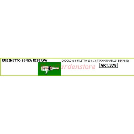 Rubinetto senza riserva per motocoltivatore motozappa 378
