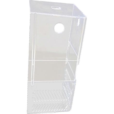 Filtre pour aquarium, panneau de séparation de sable en acrylique, boîte de débordement, déflecteur d'angle pour la décoration et l'aménagement paysager d'aquarium-3 Layer (1/5)