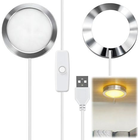 LED-Beleuchtungsset für 3D-Drucker Modell 001 – Bambuskompatibel – Warmweißes Nachtlicht – 1 m langes Kabel mit Schalter – Vielseitig einsetzbar für Lampenschirme (1/5)