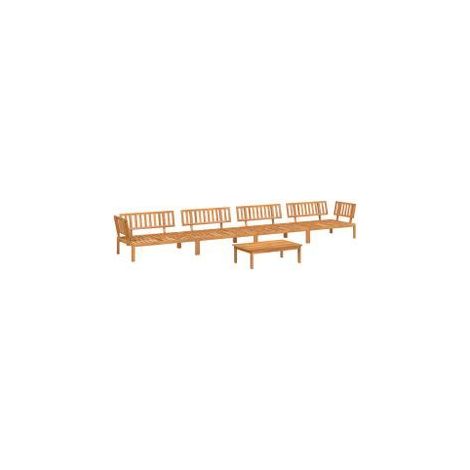 Salon palette de jardin 5 pcs bois d'acacia massif (1/5)