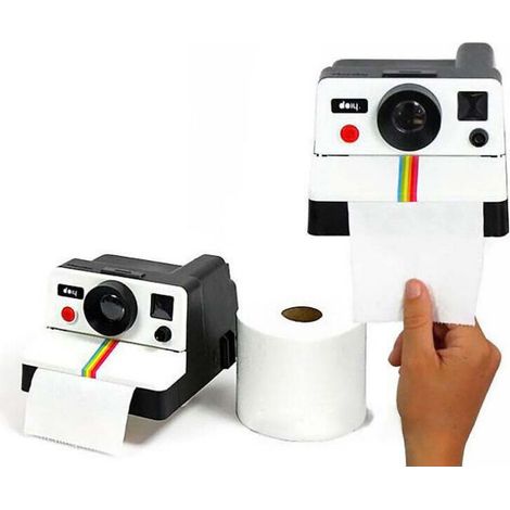 royaluxe -Porte-Papier hygiénique en Forme de caméra en Forme de boîte de Papier de Soie pour la Maison et Le Bureau (1/3)