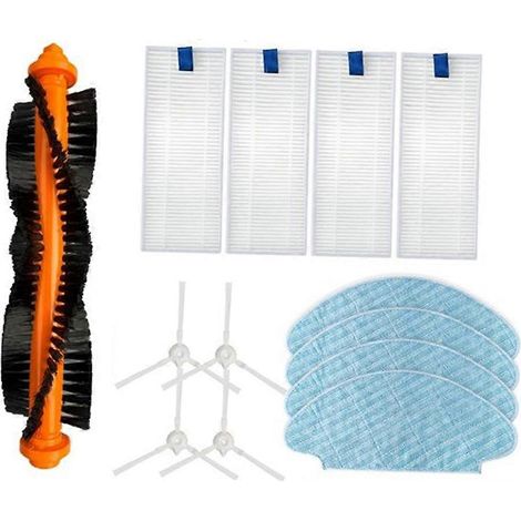 13 pièces pour aspirateur Tefal Rowenta Explorer 20 40 45 50, brosse principale latérale et filtre pour balai à franges Isweep X3 (1/5)
