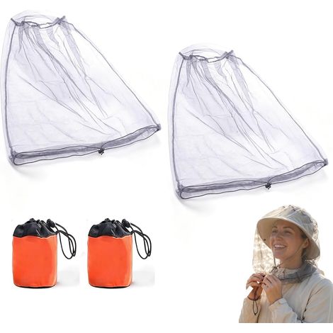 Chapeaux Moustiquaires avec Sac de Transport - Filet pour la Tête - Chapeau Moustiquaire, Les Abeilles - pour la Pêche (1/5)