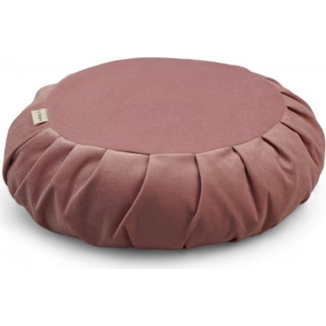 Cuscino da meditazione, zafu con grano saraceno - rosa (1/5)