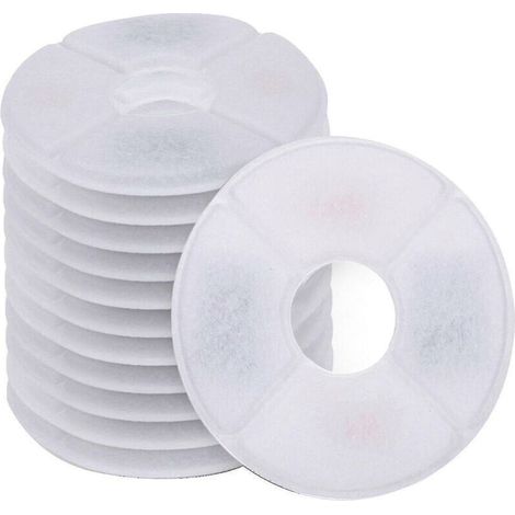 12pcs Pet Cat Water Fountain Filters Replacement Filter (1/4)