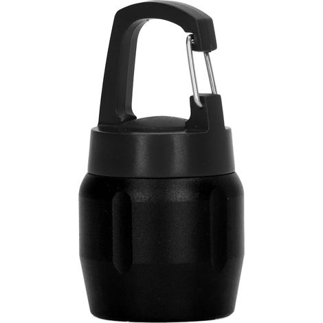 Lampe COB Mini mousqueton, lampe de camping compacte et portable haute luminosité avec crochet, idéale pour la randonnée, la pêche et les urgences domestiques (noire). (1/5)