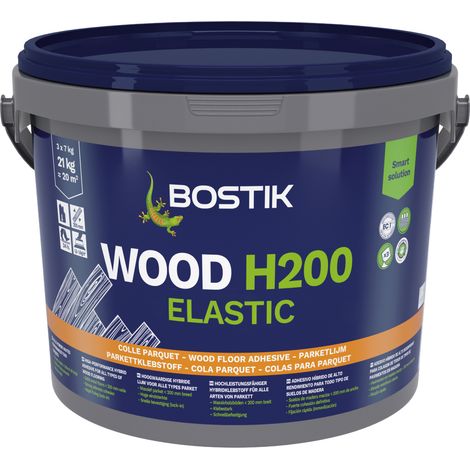 Bostik- Colle Parquet Wood H200- Colle Hybride Haute Performance Pour Tout Type De Parquet Et Sol Chauffant- Seau De 21Kg (1/5)