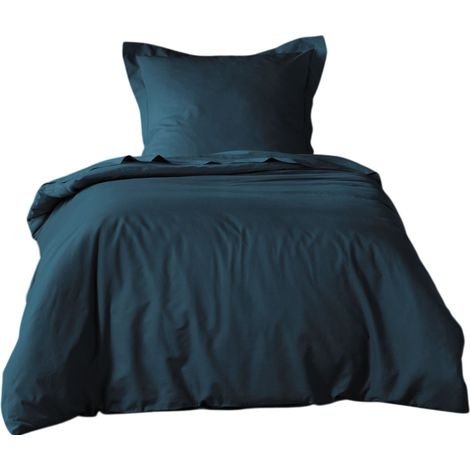 Housse de couette 140 x 200 cm Line bleu