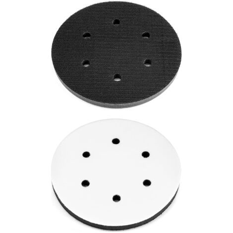 2PCS 125mm Weicher Schleifpad, Schwamm Interface Pad für Schleifscheiben (6 Löcher) (1/5)