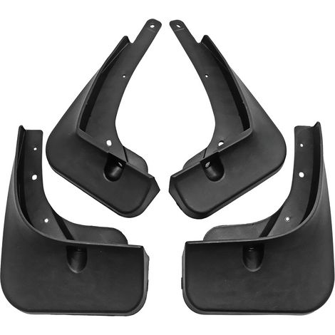 Suitable for Chery eQ1 (Little Ant) 2020 car tire mud flaps, original splash guards, soft mud flaps, black.--BIEMMEDUE