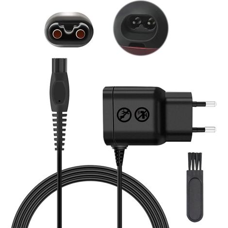0,8-W-8-V-Ladegerät für Philips HQ850 Rasierer QP2530, QP2630, QP2630/30, QP2530/30, kompatibel mit dem Netzkabel des Norelco Oneblade Hybrid-Rasierers