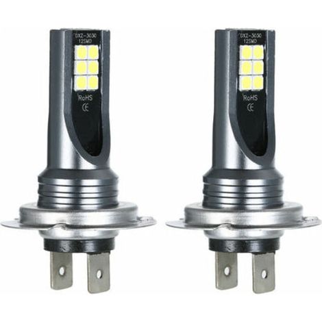 Kit lampadine per fari fendinebbia a LED H7 per auto da 110 W, luce bianca standard da 6500 K, decodificatore per fendinebbia HID (1/4)
