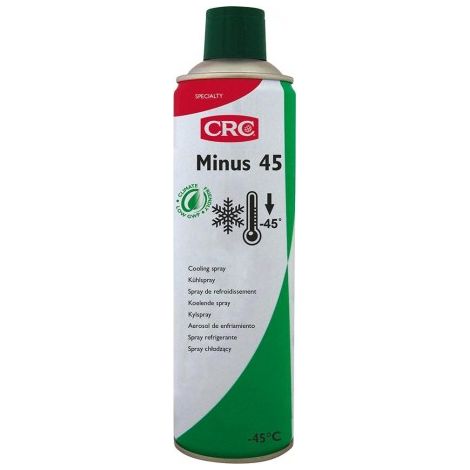 Réfrigérant aérosol CRC Minus 45, 500 ml, -45°C ( Prix pour 1 ) MINUS 45, Refroidisseur, Détection des pannes électriques (1/3)