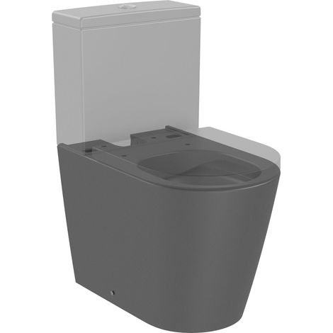 INODORO TANQUE BAJO COMPACTO 600MM ÓNIX INSPIRA ROUND ADOSADO PARED