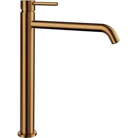Grifo serie Sirio para lavabo alto Cobre (1/5)