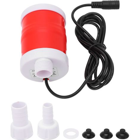 Pompe Submersible 6m Décharge Ascenseur DC Brushless Moteur 12V 20W 700L/h Faible Bruit pour La Maison (1/5)