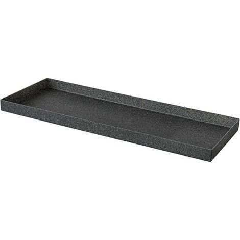 Sottovaso ''Sottocassa Schio'' in plastica da esterno per fiori e piante -80 cm / Bronzo (1/4)