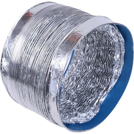 Tuyau flexible de ventilation et d'évacuation en aluminium de 200 mm x 1,5 m et de 8 pouces. (1/5)