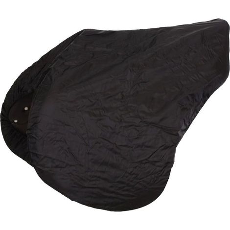 Housse de selle en nylon noir pour selle anglaise