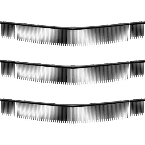VEVOR Ersatzbürste für Rasenkehrmaschine 3er-Pack 75,5x10,5 cm, Kompatibel mit VEVOR Laubkehrmaschine, Ersatzteil für Laubsammler, Bürstenkopf mit V-förmigen Borsten zum Sammeln von Rasen & Laub (1/5)