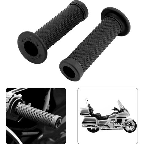 Universelle Vintage-Motorradlenkergriffe, 22 mm, 2 Stück, schwarze Sternenden, Retro-Dekor für Lenker (1/5)