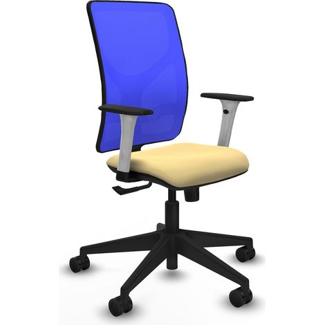 Chaise de bureau piqueras y crespo Motilla blanc support lombaire ajustable (1/2)