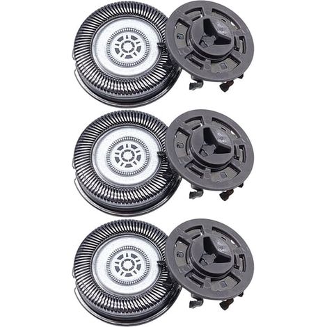 Têtes de rasage de rechange SH71 pour rasoirs électriques Philips série 7000/S5000, inclinées, S5531, S5533, S5535, S7732, S7735, S7888 (3 pièces) (1/5)
