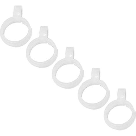 Lot de 5 pinces à tissu pour point de croix, pinces à rouleau légères, pratiques pour fixer le tissu dans les projets de broderie et d'artisanat. (1/5)