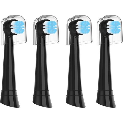 Têtes de brosse de rechange Oral-B iO Ultimate Clean, nettoyage en profondeur avancé, noires, lot de 4 (1/5)