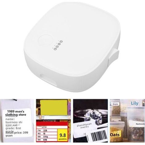 BelleRise – Mini-Thermoetikettendrucker – P05 Bluetooth 15 mm – Ultraportabel – für Büro, Küche und Schule (1/5)