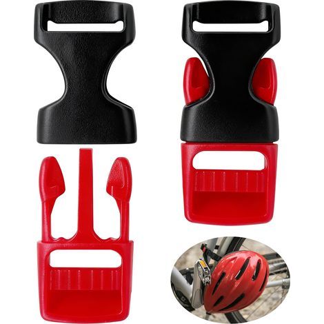 Chiusura per casco da bicicletta - Sgancio rapido - Sottogola - Fibbia del cinturino del casco - Fibbia del cinturino per fibbia a innesto - Chiusura del mento con blocco - Pezzo di ricambio (1/5)