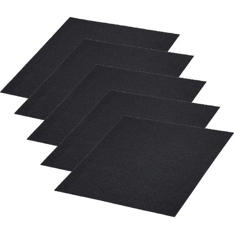 vhbw 5x Filtro carbón activo compatible con Teka Filtoo sistema ventilacion - Repuesto de 48,4 x 48,4 cm