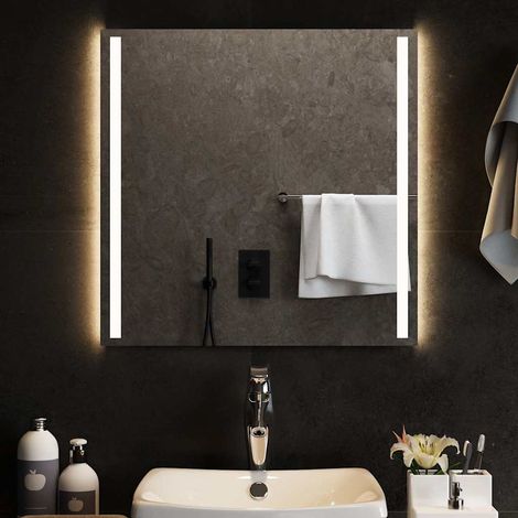 vidaXL Espejo de baño con LED 60x60 cm (1/5)