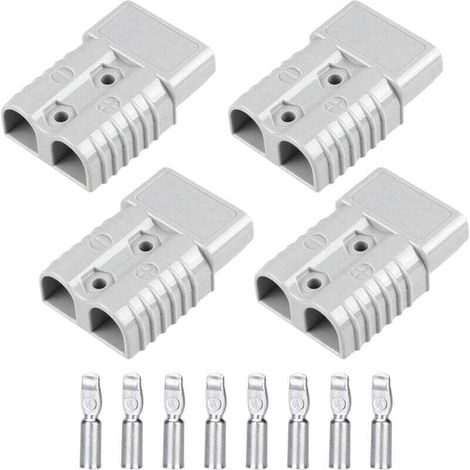 4 pièces 175A Connecteur Rapide Batterie, Rapide Prise de Connecteur, Batterie Connexion Rapide Prise, Bornes de Batterie de Voiture pour Voiture Camping-Car Caravane Moto Bateau (1/4)