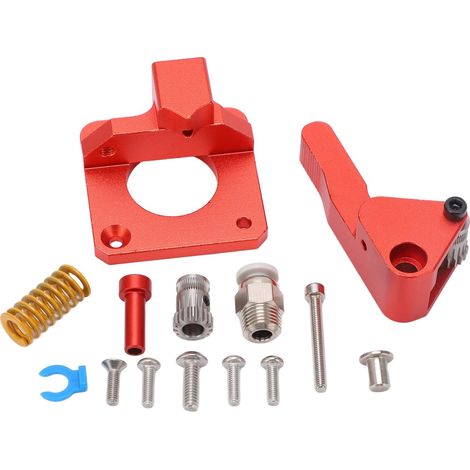 Kit bloc aluminium pour extrudeuse, alimentateur d'extrudeuse à double engrenage, accessoires pour imprimante 3D CR 10S PRO (1/5)