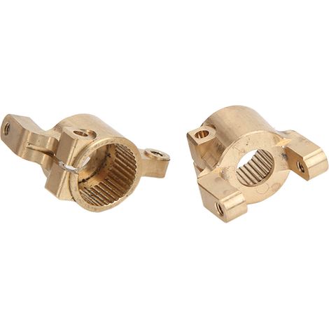 Vorderradnabenhalterung aus Messing für Axial SCX10II 90046 90047 1/10 RC-Car – Upgrade-Teile (1/5)