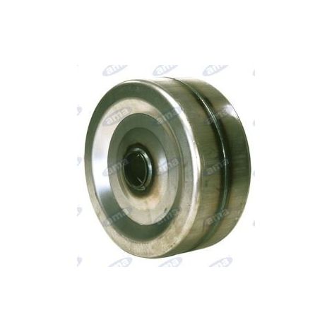 Ruota lamiera con mozzo portacuscinetto 280x120 per carriola 03088