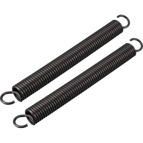 Ressort de Traction Ressort de Tension Ressorts d'Extension 2.5mm Fil Dia, 18mm OD, 180mm Libre Longueur Ressort Acier Petit Double Crochet 2pcs (1/3)